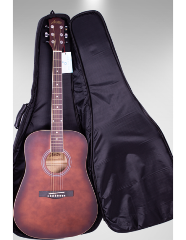 Fortex 400 Serisi Akustik Gitar Çantası Siyah