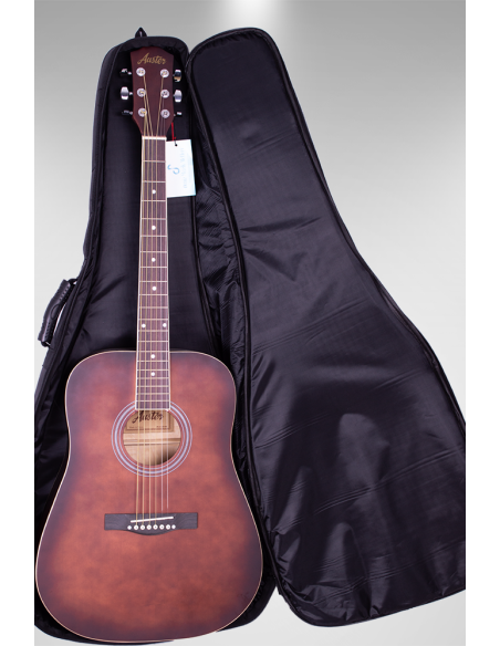 Fortex 400 Serisi Akustik Gitar Çantası Siyah