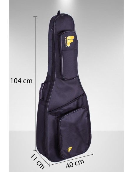 Fortex 350 Serisi Klasik Gitar Çantası Siyah