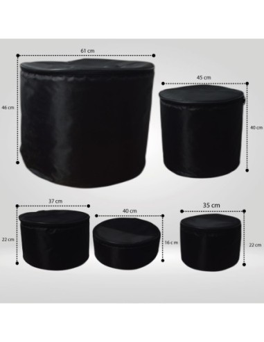 Fortex 350 Serisi 5 Parça Bateri Taşıma Çantası...