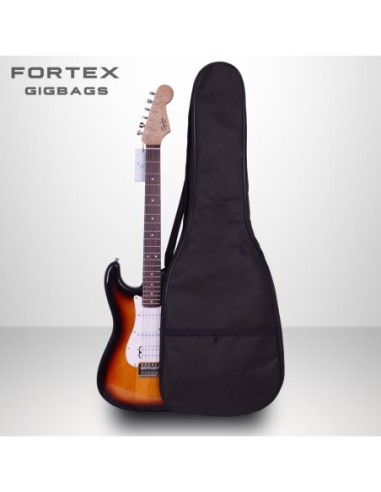 ELEKTRO GİTAR İÇİN Fortex 100 Serisi Elektro Gitar Kılıfı Siyah