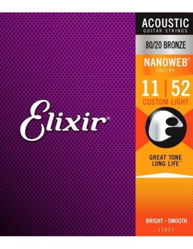 Elixir 011-052 Bronz Akustik Gitar Teli