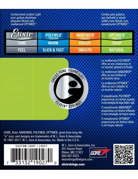 Elixir 009-046 Optiweb Elektro Gitar Teli