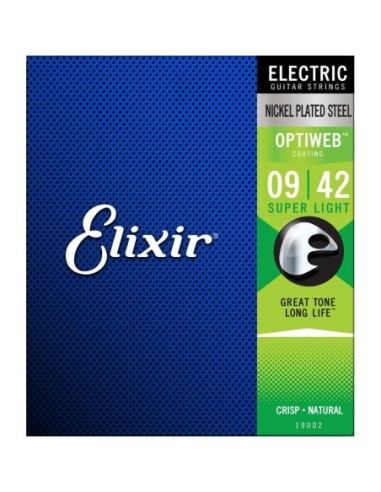 Elixir 009-042 Optiweb Elektro Gitar Teli