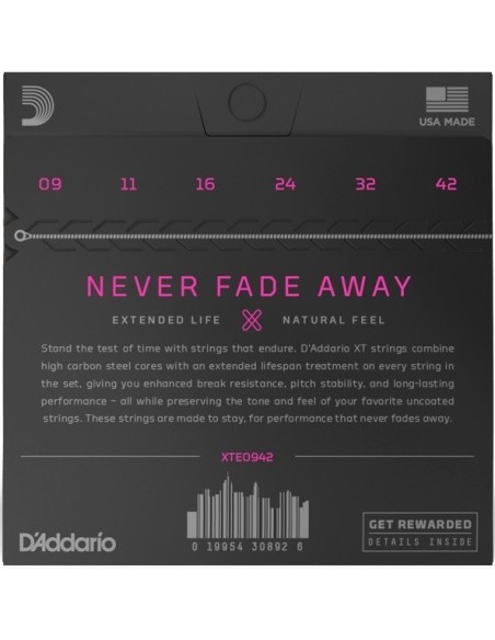 Daddario XT0942 Elektro Gitar Teli