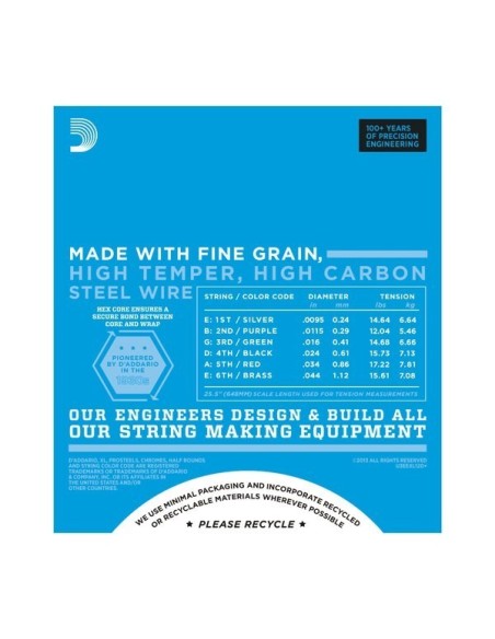 Daddario EXL120+ Elektro Gitar Teli