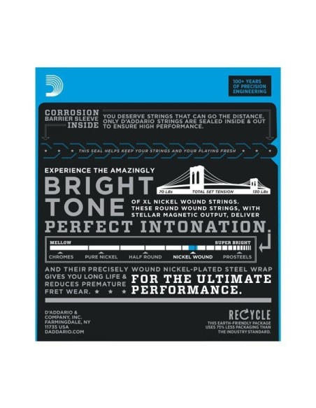 Daddario EXL120+ Elektro Gitar Teli