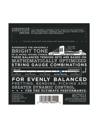 Daddario EXL110BT Elektro Gitar Teli