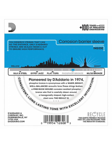 Daddario EJ16 Akustik Gitar Teli