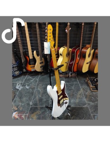 Auster AS100SSH WH Elektro Gitar Maple