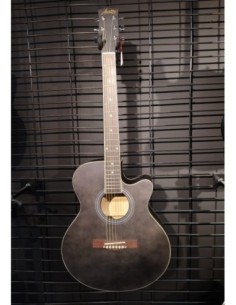 Auster AG200C-BK Akustik Gitar Taylor Tip