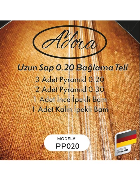 Adora PP020 Pyramid Uzun Sap 0.20 Bağlama Teli
