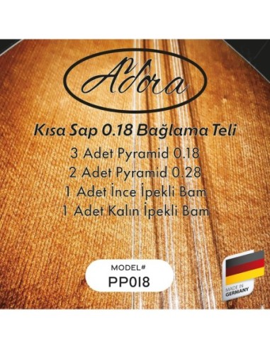 Adora PP018 Pyramid Kısa Sap 0.18 Bağlama Teli