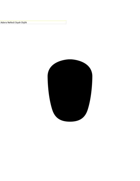 Adora Nefesli Siyah Dişlik