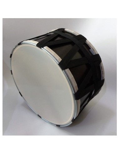 Adora Asma Davul 50 cm Koyu Kahve Siyah İpli