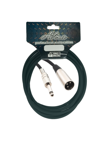 Adora 3 mt XLR-Male Jak Kablo
