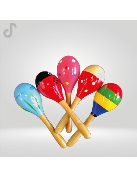 Adora 1 Adet Ahşap Marakas Müzik Aleti