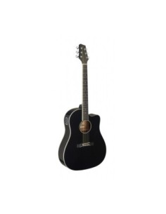 Stagg SA35DSCE-BK Elektro Akustik Gitar