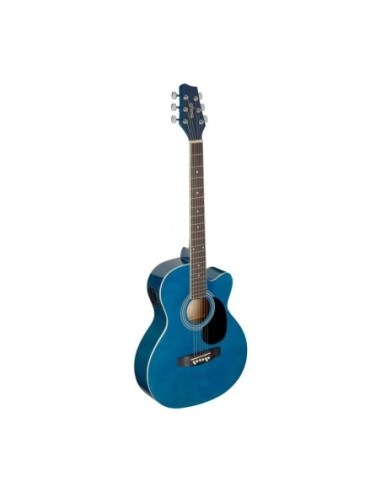Stagg SA20ACE Elektro Akustik Gitar Mavi