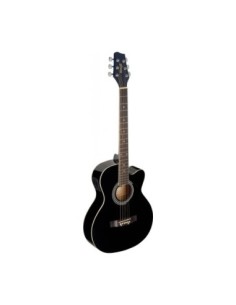 Stagg SA20ACE-BLK Elektro Akustik Gitar