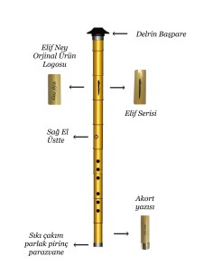 NKKER Sİ KIZ ELİF SERİ KAMIŞ NEY SAĞ