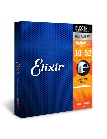 Elixir 12077 Elektro Gitar Tel Seti 10-52
