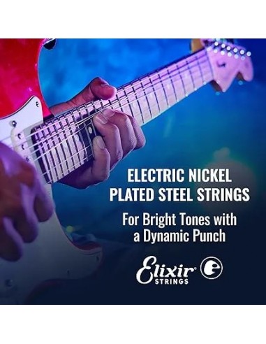 Elixir 12077 Elektro Gitar Tel Seti 10-52