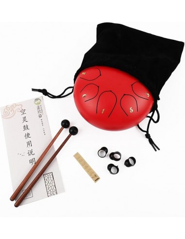 Adora HP-10 6 inç 8 Ton Hand Pan Kırmızı