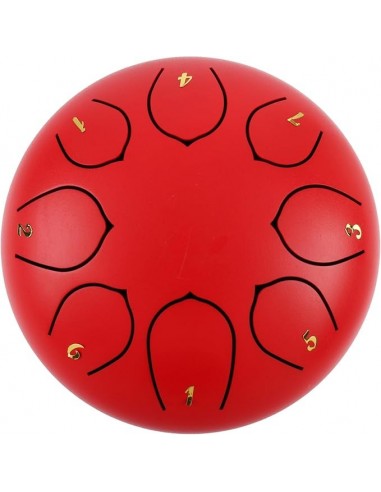 Adora HP-10 6 inç 8 Ton Hand Pan Kırmızı