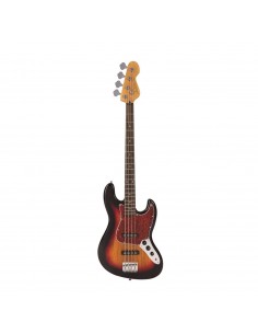 Auster Jazz Bass Sunburst Rosewood Bas Gitar