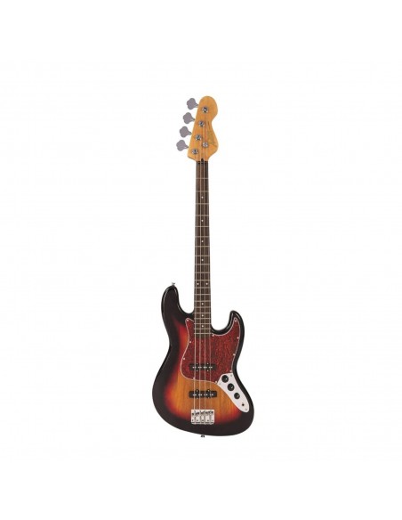 Auster Jazz Bass Sunburst Rosewood Bas Gitar