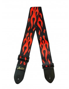 Auster Kırmızı Alev Gitar Askısı