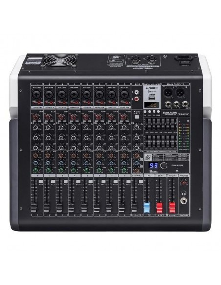 GOLD AUDİO PRO-M810P 10 KANALLI 2x450 WATT 99 EFEKTLİ ANFİLİ MİKSER