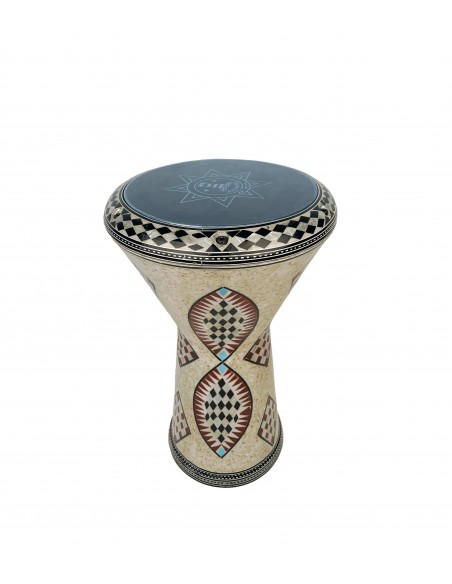 Alexandria 22'' Orijinal Mısır Döküm Profesyonel İşlemeli Darbuka - 22204