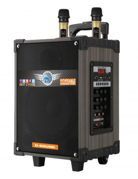 D-SOUND Ds-912 3 Kanal Taşınabilir Şarjlı Hoparlör