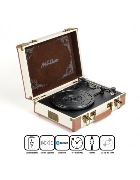 Müller Mr-350Bt Nostaljik Pikap Kokonat-Beyaz