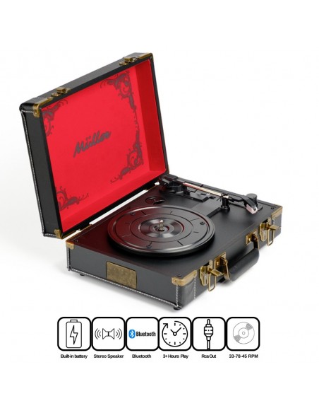 Müller Mr-350Bt Nostaljik Pikap Klasik-Siyah