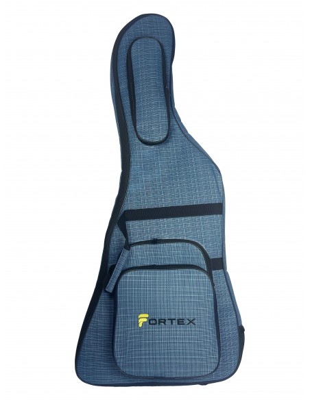 Fortex 450 Profesyonel Seri Explorer RR Randy Rhoads Kasa Elektro Gitar Çantası Açık Mavi