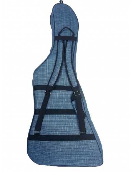 Fortex 450 Profesyonel Seri Explorer RR Randy Rhoads Kasa Elektro Gitar Çantası Açık Mavi