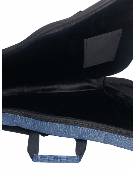 Fortex 450 Profesyonel Seri Explorer RR Randy Rhoads Kasa Elektro Gitar Çantası Açık Mavi