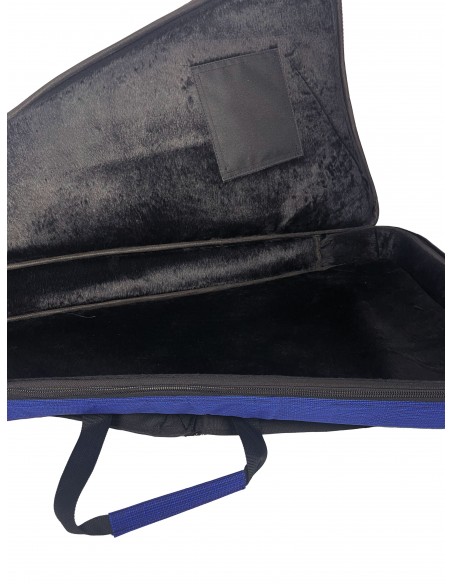 Fortex 450 Serisi V Kasa Profesyonel Elektro Gitar Çantası Lacivert