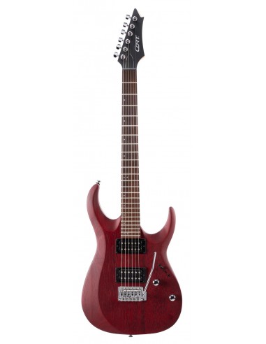Cort X100-OPBC Open Pore Black Cherry Elektro...
