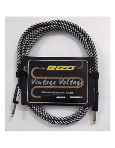 RIZO RZ-BKW Gitar Kablosu Beyaz-Siyah