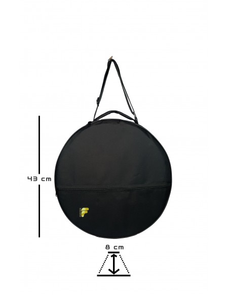 Fortex 300 Serisi 43 cm Bendir Çantası Siyah