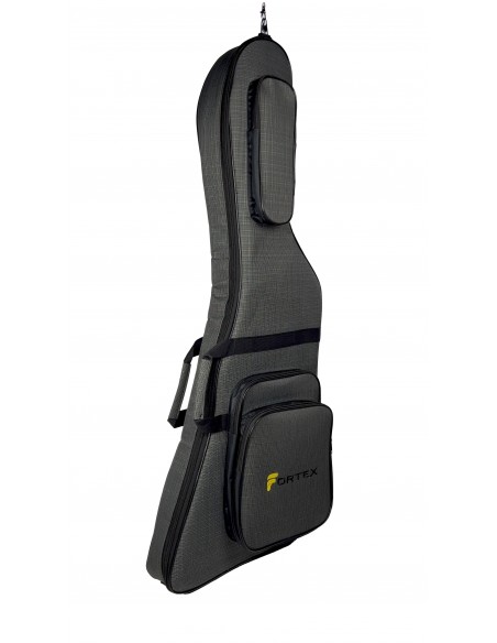 Fortex 450 Profesyonel Seri Explorer RR Randy Rhoads Kasa Elektro Gitar Çantası Gri