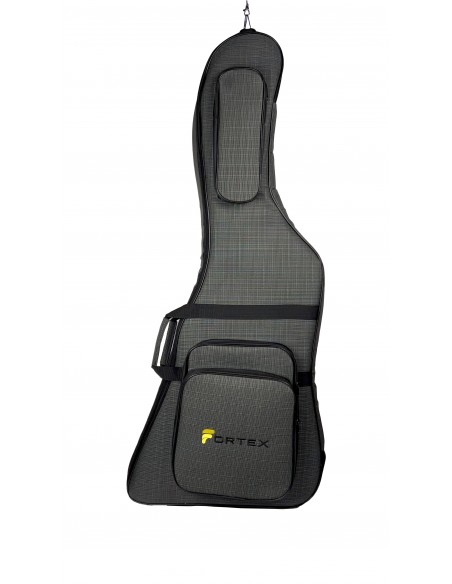 Fortex 450 Profesyonel Seri Explorer RR Randy Rhoads Kasa Elektro Gitar Çantası Gri