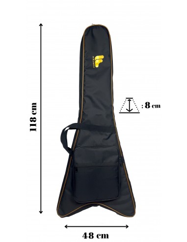 Fortex 300 Serisi V Kasa Elektro Gitar Çantası...