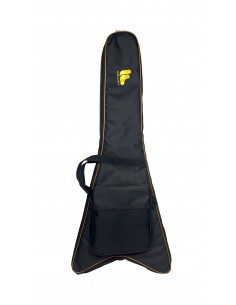 Fortex 300 Serisi V Kasa Elektro Gitar Çantası Siyah 2