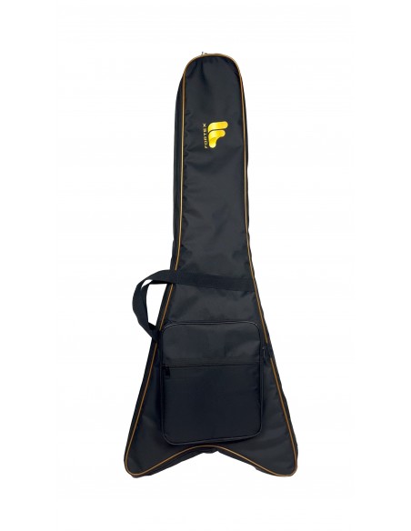 Fortex 300 Serisi V Kasa Elektro Gitar Çantası Siyah