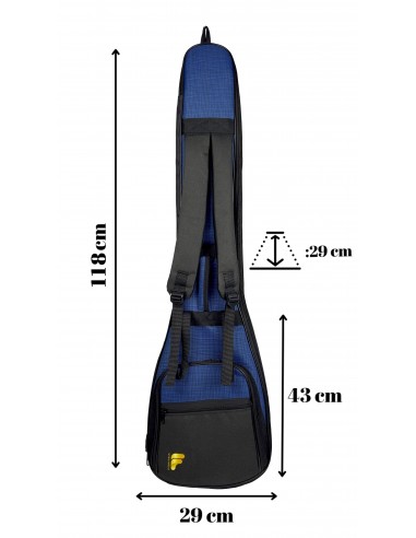 Fortex 450 Serisi Uzun Sap Bağlama Çantası Blue
